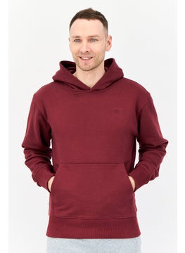 Men Sportswear Fit Outdoor Contempo French Terry Hoodie, Maroon