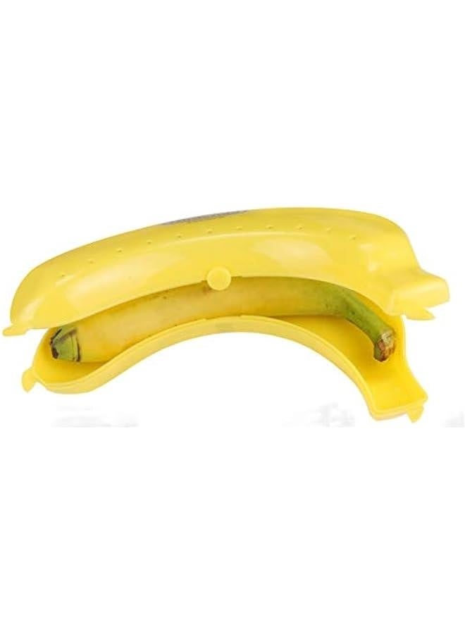 3 PCS Creative Portable South Korean Travel Products Banana Box Storage Box Environmentally Friendly Plastic Banana Protective Shell - Image 3