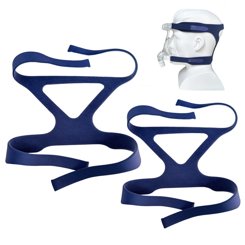 GJX 2 حزمة رأس عالمي حواف مغلقة قناع CPAP كامل الوجه جزء استبدال حزام رأس عالمي بدون قناع