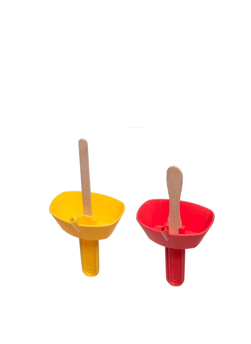 Generic Drip Free Popsicle Holder, Frozen Treats Holder with Straw, BPA-Free and Lead-Free (Random color, 10 pcs)  - Image 1