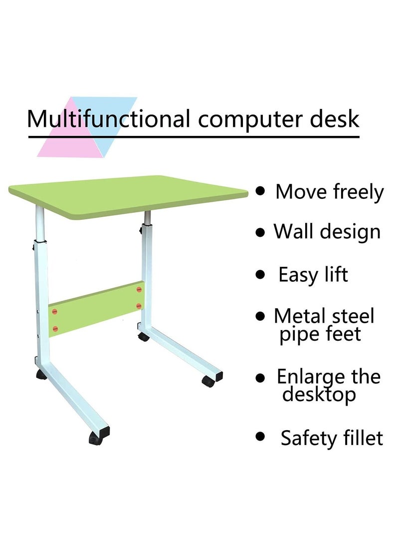 Generic Laptop Desk, Home Office Desk, Student Desk, Adjustable Laptop Desk, Sofa Table, Mobile Bedside Table, Living Room Bedroom Table, Bed-Ridden Elderly Dining Table(Green)  - Image 5