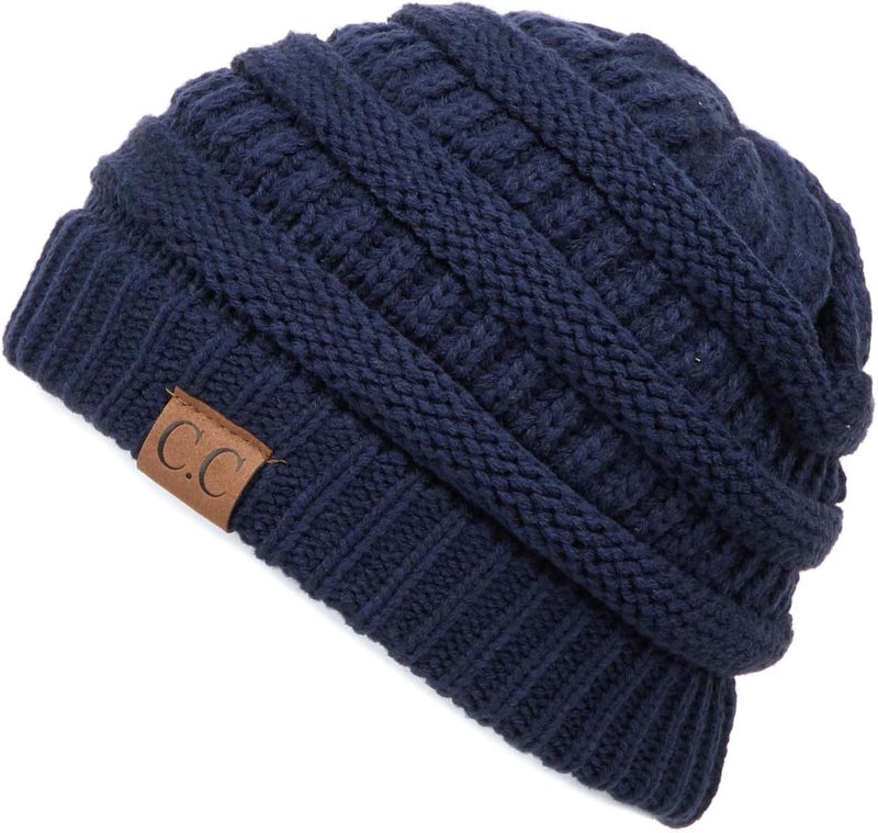 Cc Exclusives Cable Knit Beanie - Thick, Soft & Warm Chunky Beanie Hats - Image 1