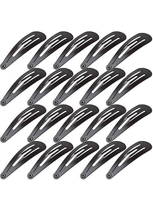 anezus Anezus 80 Pcs Hair Clips Hair Barrettes 2 Inch Snap NonSlip Metal Hair Clips 