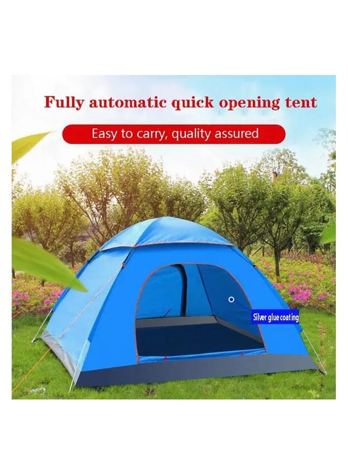 PrimeOz Automatic Opening Camping Tent Pop Up Tent With Store Bag 3-4 people 200cm*200cm*135cm height  - Image 2