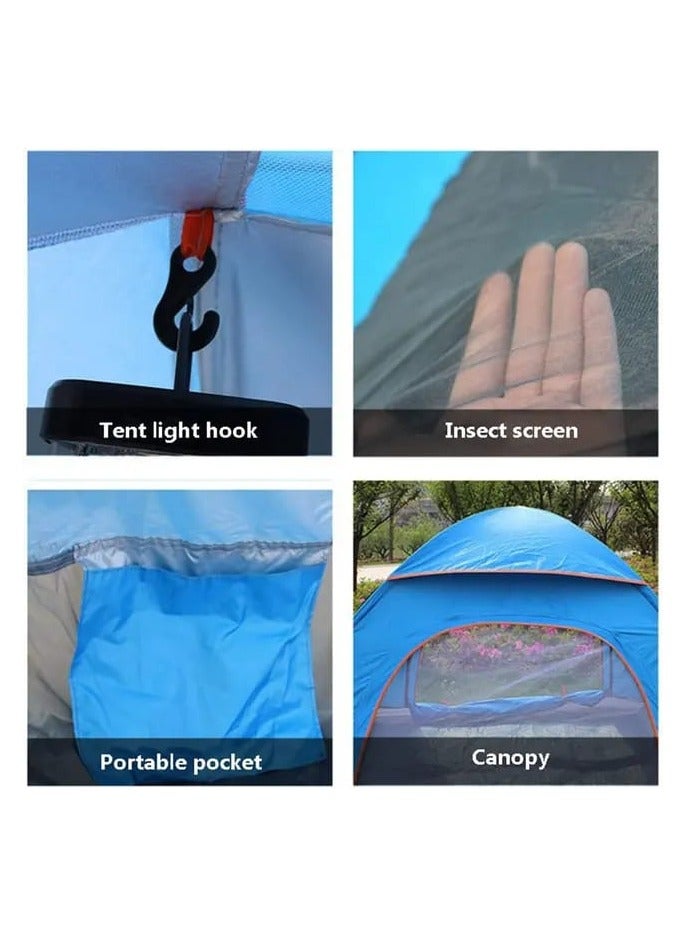 PrimeOz Automatic Opening Camping Tent Pop Up Tent With Store Bag 3-4 people 200cm*200cm*135cm height  - Image 3