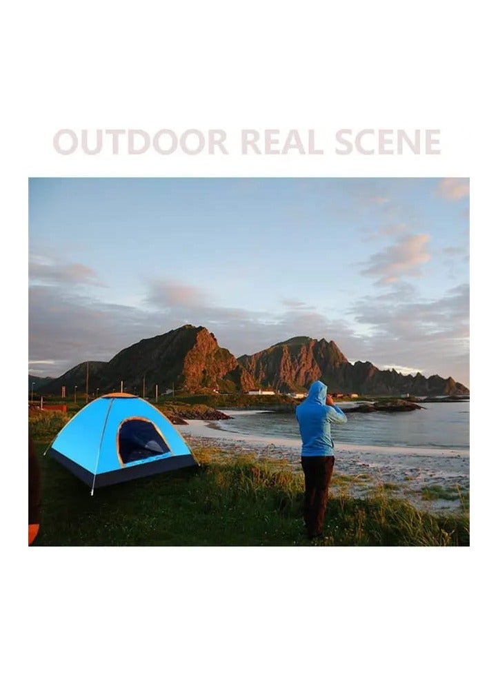 PrimeOz Automatic Opening Camping Tent Pop Up Tent With Store Bag 3-4 people 200cm*200cm*135cm height  - Image 4