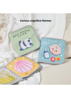 Generic Early Education Cloth Book Tearing And Tearing Book Baby Can Bite Quiet Book Baby Tear-free Velcro Soothing 1-year-old Toy-Color:Geometric Drawing  - Image 2