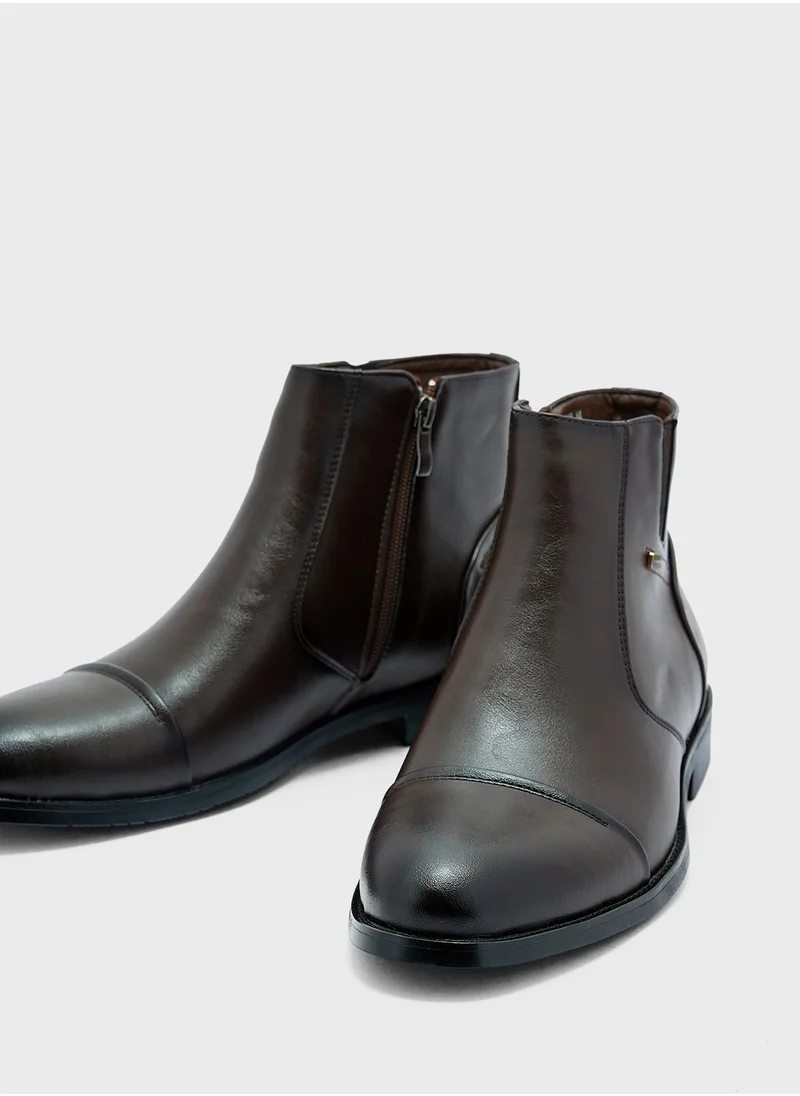 روبرت وود Formal Ankle Length Pull On Boots