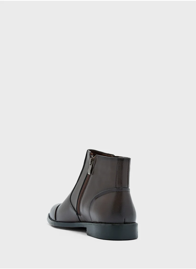 روبرت وود Formal Ankle Length Pull On Boots