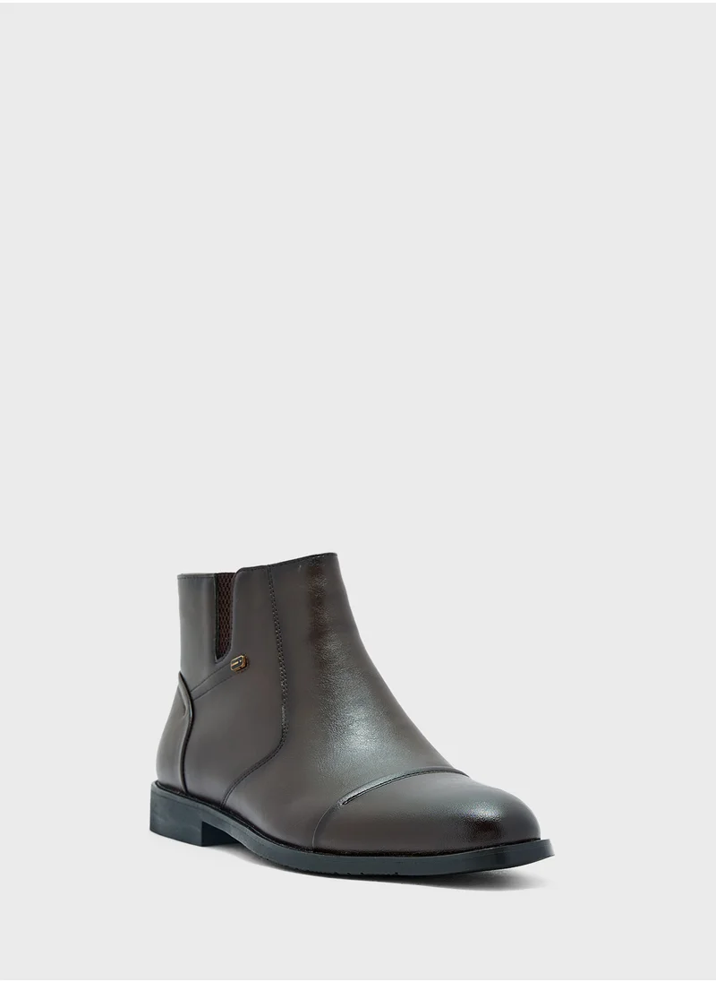 Robert Wood Formal Ankle Length Pull On Boots