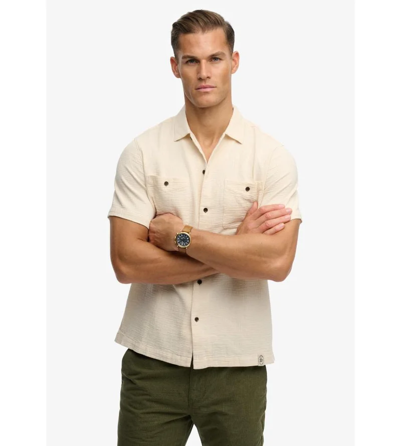 Superdry The Merchant Store - Textured Short Sleeve Shirt