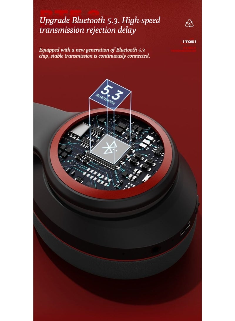 كوكا كولا T05 سماعات الرأس اللاسلكية بلوتوث -تصميم إلغاء الضوضاء في الأذن للياقة البدنية، الدراسة، مناسبة لكل من الرجال والنساء - Image 4