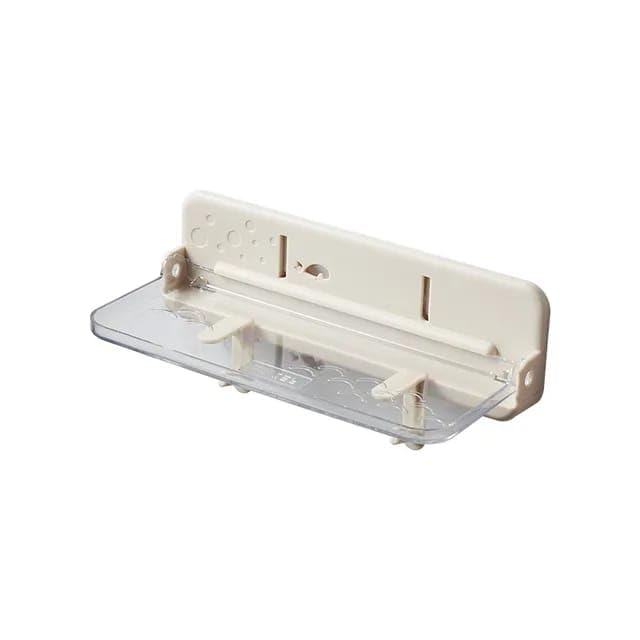 Wrixty Wrixty Acrylic Floating Wall Shelves Small Stick on Wall Mounted Phone Shelf Holder Wipes Rack Smart Speaker Shelf for Bathroom, Kitchen, Toilet, Bedroom, Office  - Image 1
