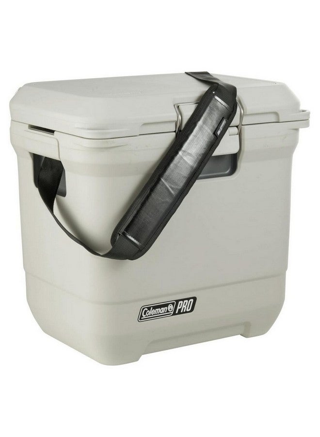 كولمان برو سيريز صندوق تبريد مع مقبض بحزام بيج وأسود 25 كوارت 2213850 - Image 1