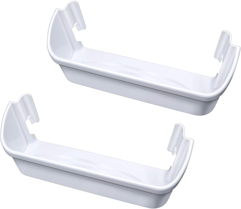 Monkemon 2 pack 240323001 Refrigerator Door Bin, Refrigerator Side Shelf Replacement Part, (15.95in long), Fit for frigidaire kenmore, Replace AP2115741, PS429724, AH429724, 240323007, (DON’T fit freezer door) - Image 1