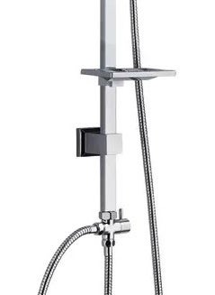 FAWER Faucet & Shower Full Chrome Square Irrigation Robot Shower Set - 400KK  - Image 3
