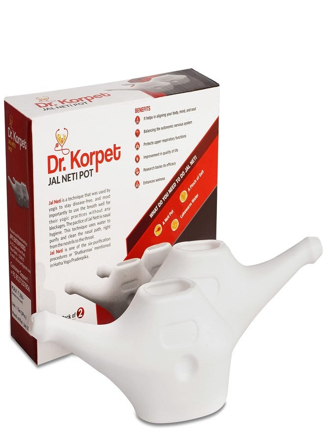 Dr. Korpet Nose cleaning unbreakable Jal Neti pot for sinus, neti kriya pot, yoga kriya for Nasal wash (6) - Image 1