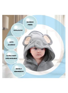 Moro Moro Baby Hooded Bath Towel – Ultra-Soft, Super Absorbent & Adorable Animal Design  - Image 4
