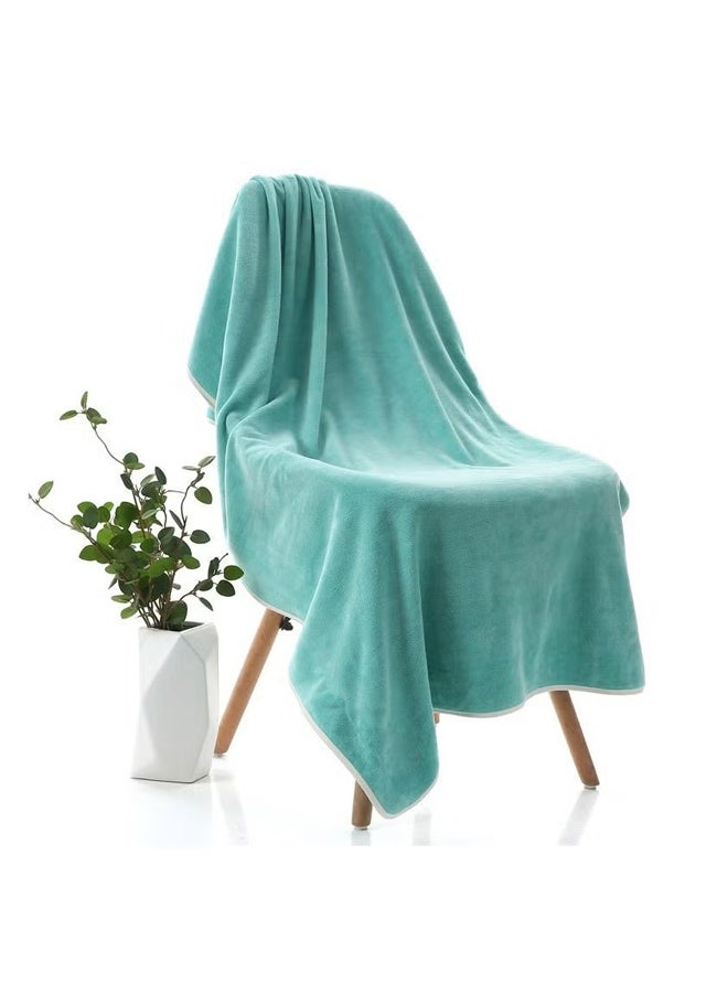 Ultrafine fiber 400g thickened non-shedding strong absorbent bath towel adult household beach - Image 1