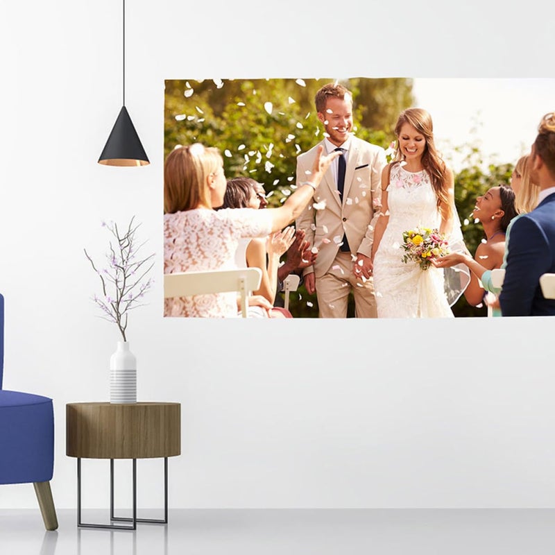Portable Folding Projector Screen 100 Inch HD Anti Glare for Home Theater Indoor - Image 3