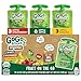 GoGo squeeZ Organic Applesauce and Fruit Puree Variety Pack Apple Strawberry  Banana 32 oz Pack of 12 Unsweetened Organic Fruit Snacks for Kids No Gluten Nut  Dairy BPA Free Pouches - Image 2