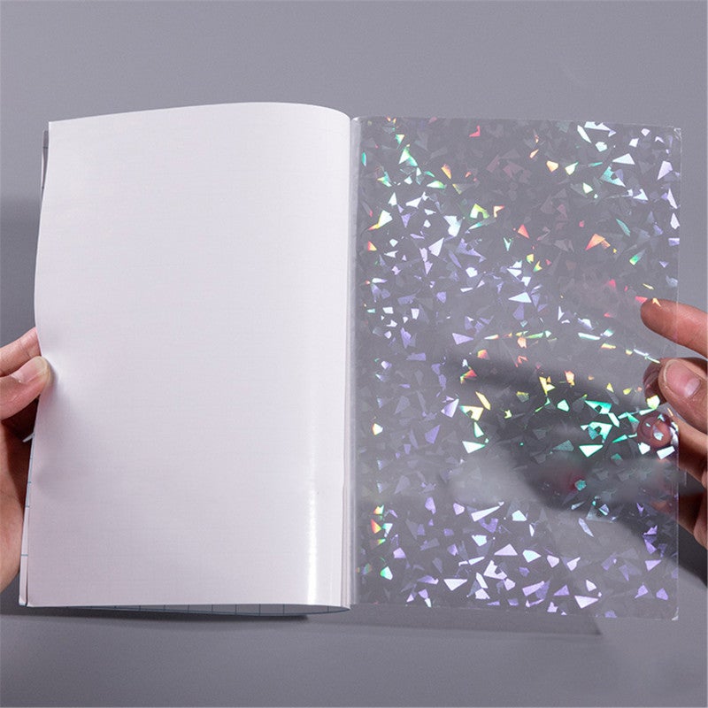 20 Hojas A4 Laminadas en Frio Holografico Adhesivo Sin Maquina Autoadhesivo - Purpurina Pelicula para Documentos Fotos Menus Tarjetas Certificados Etiquetas Obras de Arte - Image 3