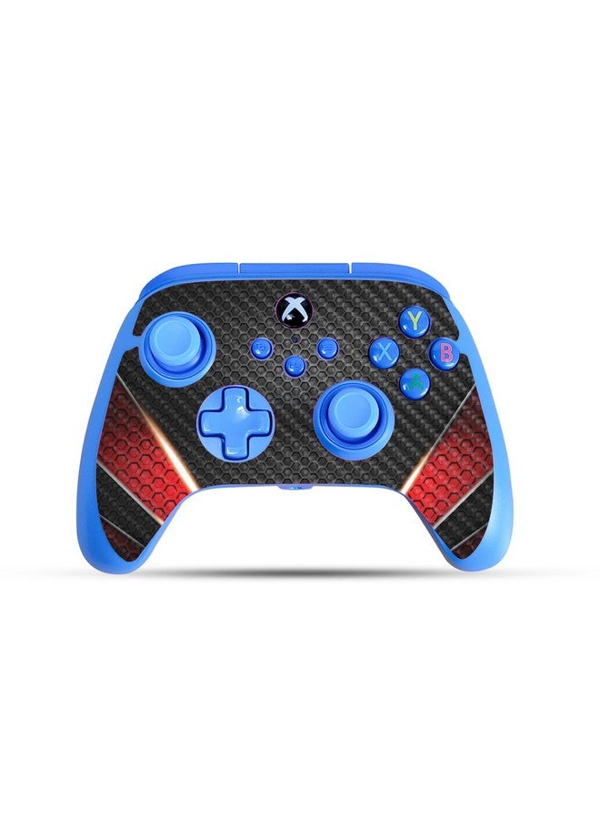MIGHTY SKINS Carbon Fiber Gaming Skin Compatible With Powera Xbox Series X|S Enhanced Wired Controller Hex Rays Premium 3M Vinyl Protective Wrap Decal Cover Easy To Apply | Crafted In The Usa By Mightyskins - Image 1