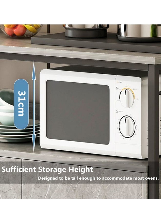 Kitchen Storage Rack Coffee Cabinet Microwave Rack With Cabinet And Storage Rack Suitable For Kitchen Living Room Dining Room