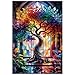 Artinhand Great Jigsaw Puzzles for Adults 300 Pieces Stained Glass Tree of Life Puzzles for Adults Toys Gift Family Decoration Kids Puzzle - Image 2