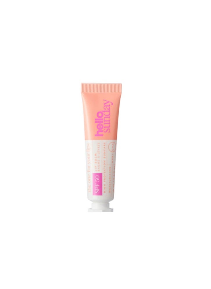 hello sunday - HELLO SUNDAY THE ONE FOR YOUR LIPS – FRAGRANCE FREE LIP BALM SPF50 - Image 1