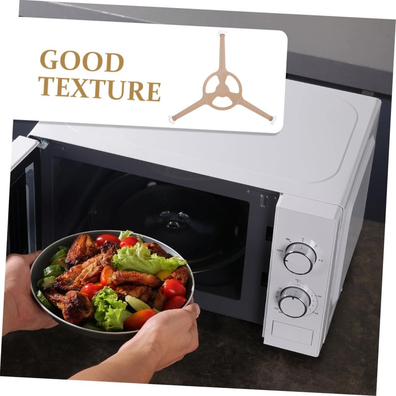 Vosarea 2pcs Microwave Turntable Holder Triple Arm Support Replacement for Microwave Oven Stable and Portable Design for Even Heating - Image 3