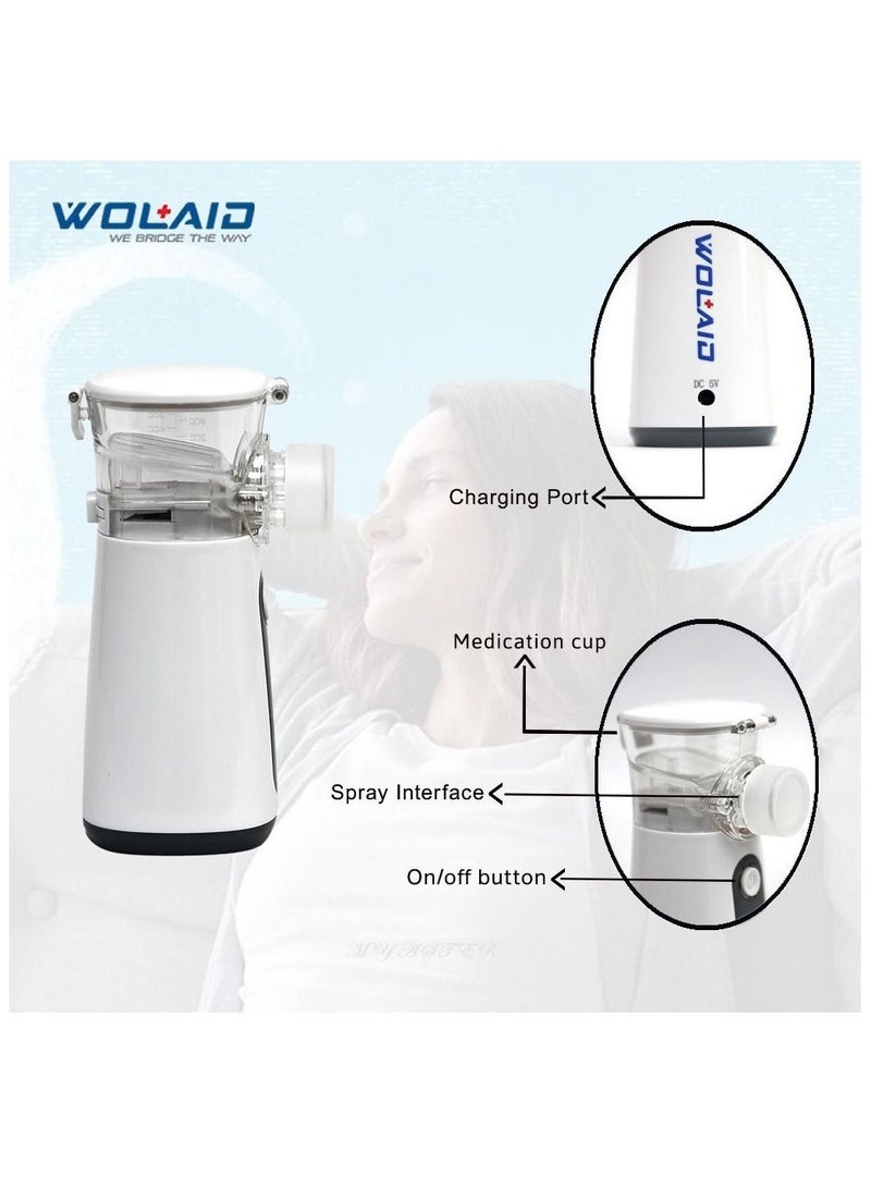 WOLAID Ultra Mist Mesh Nebulizer With Microporous Direct Atomization Technology - Image 3