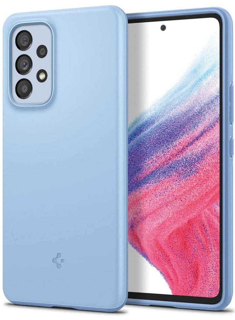 Spigen Thin Fit Case Cover for Samsung Galaxy A53 5G (2022) - Cream Blue - Image 1
