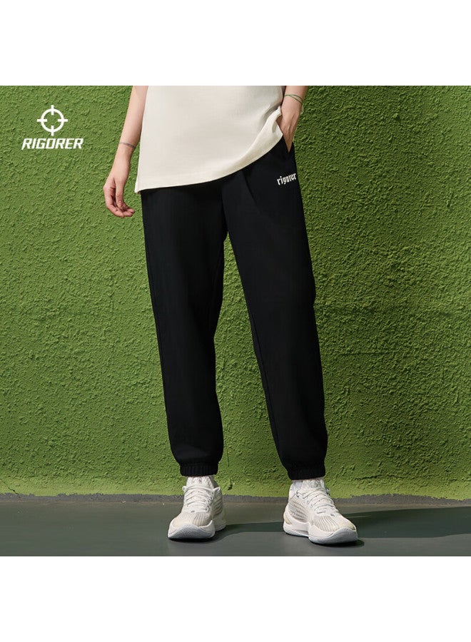 RIGORER  Zhunzhe Men's New Sports Running Casual Straight-leg Knit Pants - Image 1