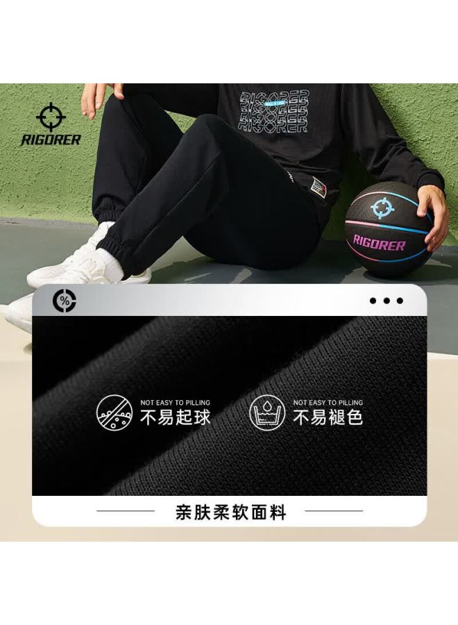 RIGORER  Zhunzhe Men's New Sports Running Casual Straight-leg Knit Pants - Image 4
