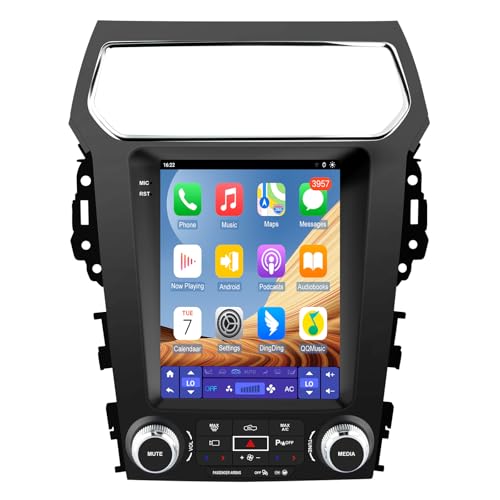 Junsun Android 13 Car Radio Stereo for Ford Explorer 2011-2019, 9.7 inch Touch Screen with Wireless CarPlay Android Auto DSP Bluetooth GPS Navitation - Image 1