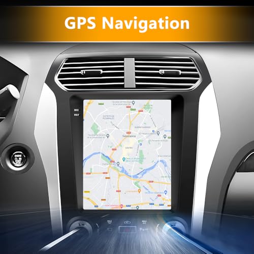 Junsun Android 13 Car Radio Stereo for Ford Explorer 2011-2019, 9.7 inch Touch Screen with Wireless CarPlay Android Auto DSP Bluetooth GPS Navitation - Image 4