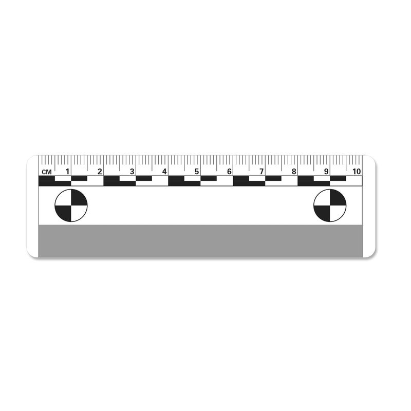 Crime Scene 10cm Photomacrographic Scales, Pack of 5 - Image 2