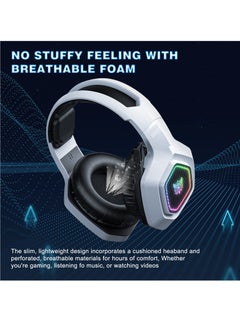 onikuma B100 LED Lights Wireless Gaming Headset With Microphone  - Image 5