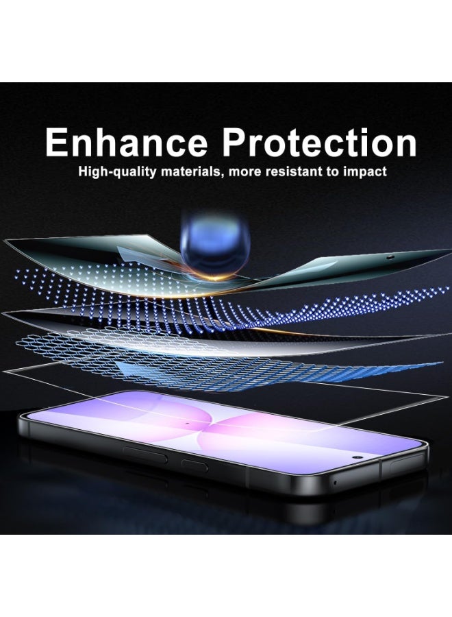 Muzz Premium Tempered Glass Screen Protector for OnePlus 15 5G, 6.78 Inch, HD Clear, Edge to Edge Coverage, Easy Installation (2 Pack) - Image 5