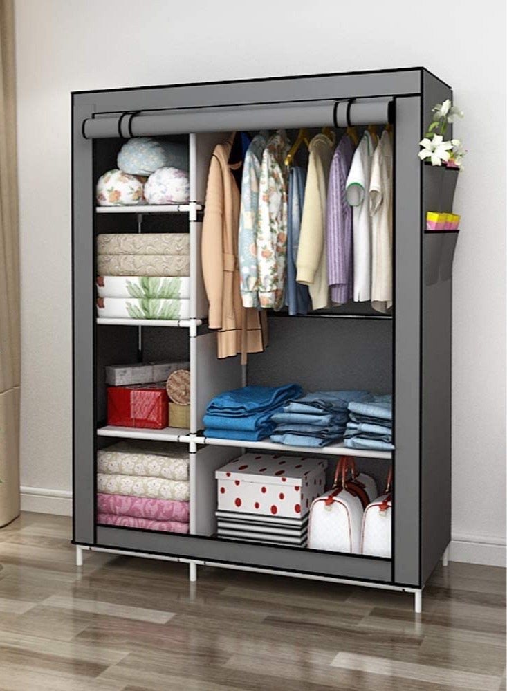 Roman Gifts Premium Wardrobe Clothes Storage Organizer Fabric Wardrobe For Clothing