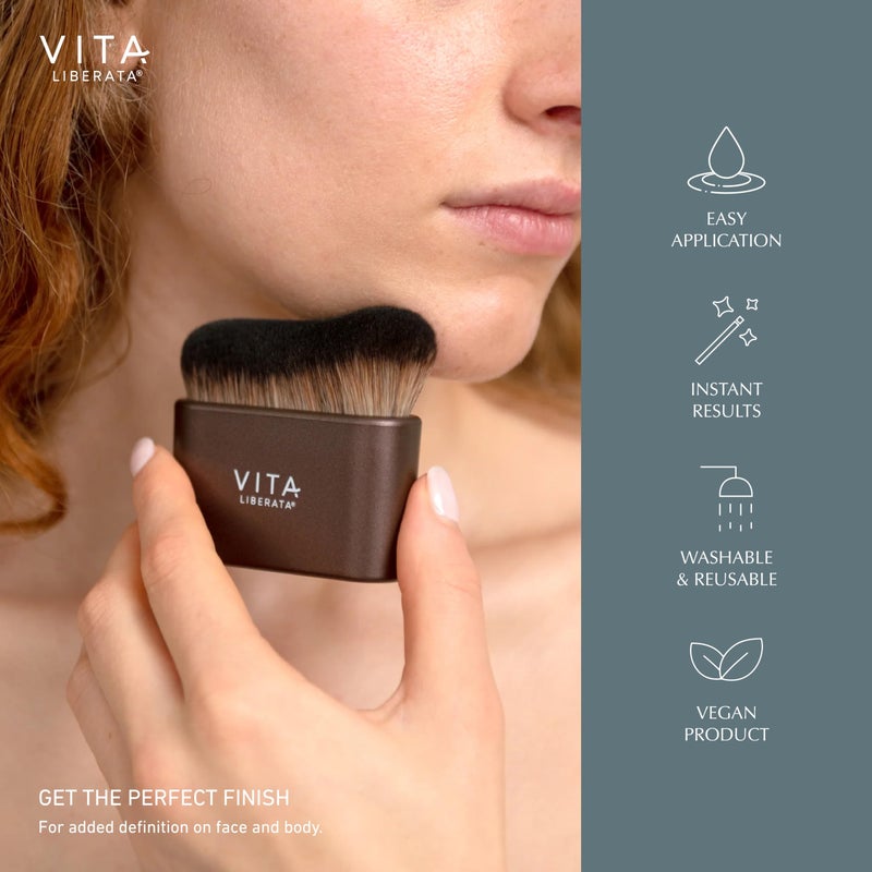 Vita Liberata Self Tanner Body Brush - Designed for Self Tanner & Body Makeup Use, Streak Free Blended Application, Reusable & Easy to Wash, Vegan - Image 4