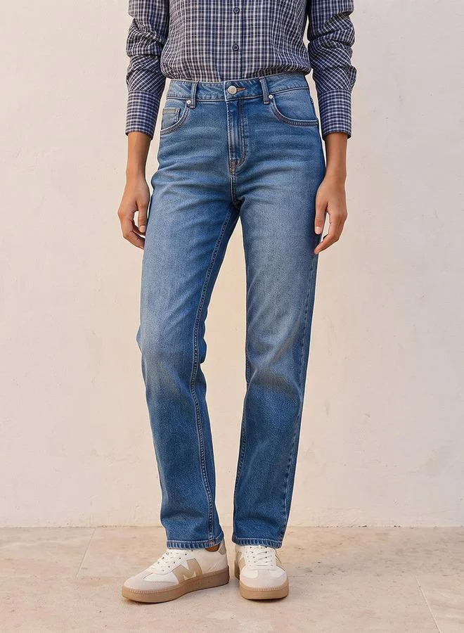 Lee Cooper Slim Fit Button Closure Cotton Jeans