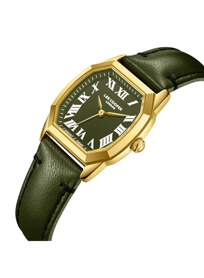 لي كوبر Female's Leather Analog Watch LC08202.175 - 27x34 mm