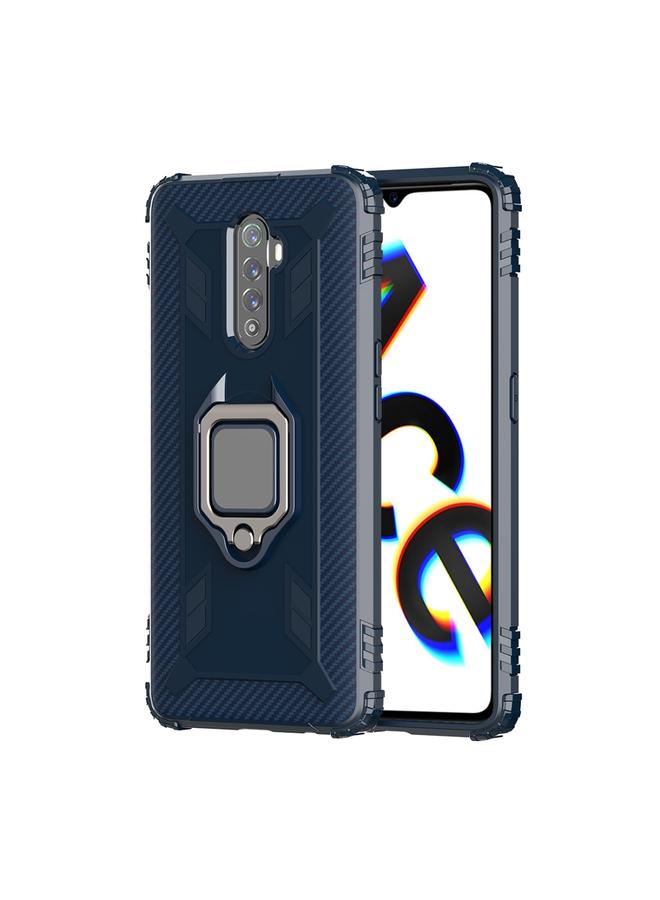 اس-توب جراب لهاتف OPPO Realme X2 Pro / Reno Ace جراب واقٍ من ألياف الكربون مع حامل حلقي يدور 360 درجة - Image 2