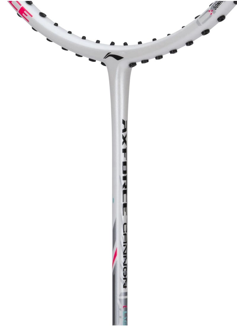 Li-Ning Axforce Light Cannon 5U Badminton Racket Unstrung (White)