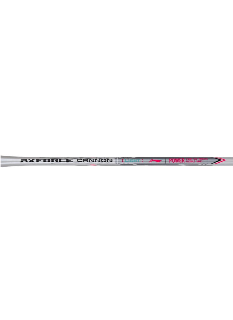 Li-Ning Axforce Light Cannon 5U Badminton Racket Unstrung (White)