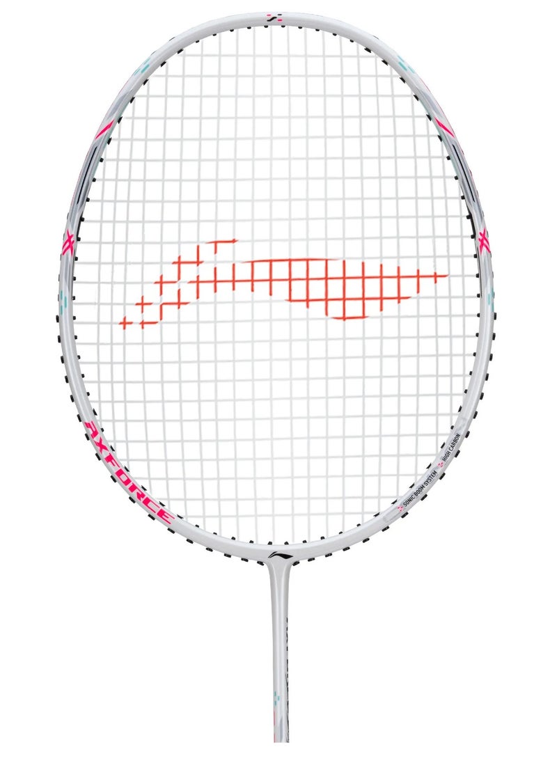 Li-Ning Axforce Light Cannon 5U Badminton Racket Unstrung (White)