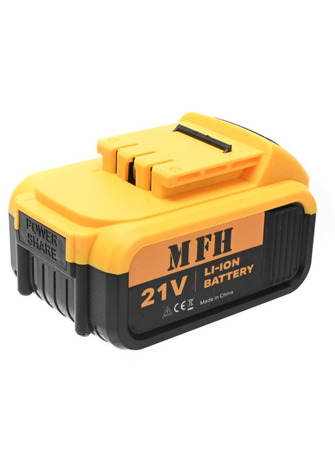 MFH TOOLS 21V Li-Ion Battery -1300mA - Replacement Battery Pack, Rechargeable, Compatible Power Tool Battery for Cordless Tools, Drills, Impact Wrench, Screwdriver, Rotary Hammer, Angle Grinder - Image 2
