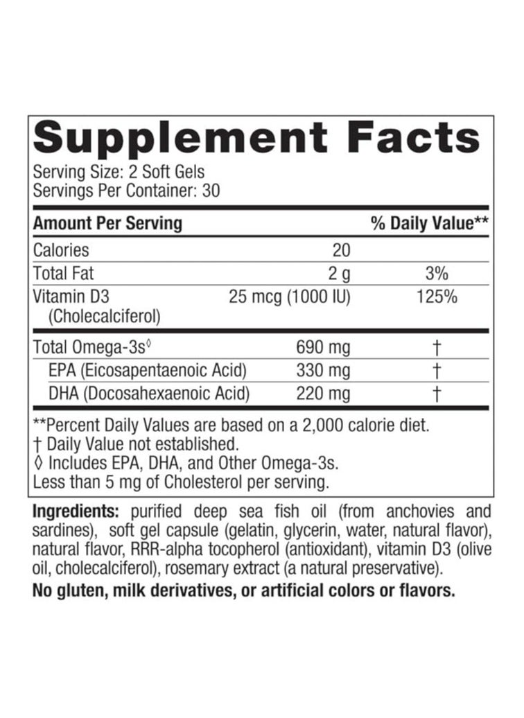 Nordic Omega -3D 60S  - Image 2